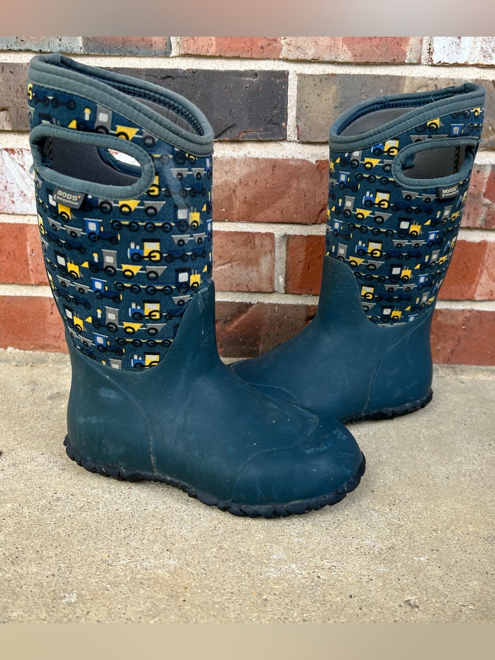 Bogs Kids Durham Choo Choo Train Slip on Boots Size 13